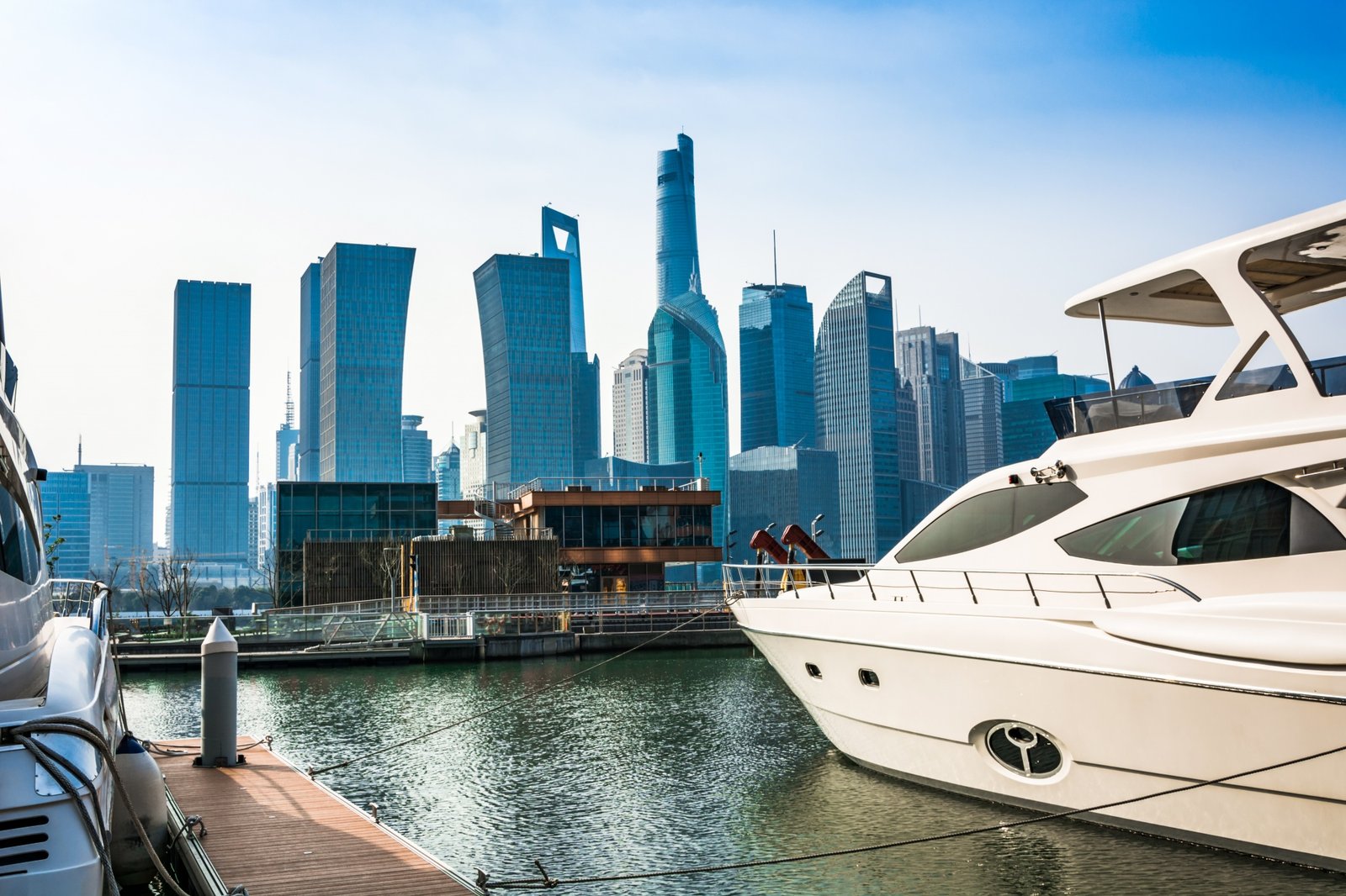 shanghai-skyline-sunny-day-china